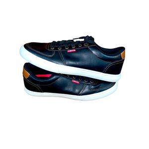 Levi's men’s black shoes leather size 9